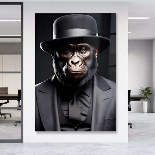 Quadro parete gorilla - quadro,