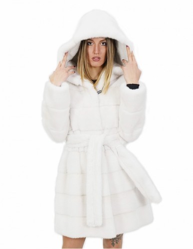 Cappotto pelliccia visone - pelliccia, 56