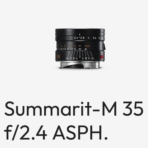 Leica summarit 35mm 2 - leica, f/2.4