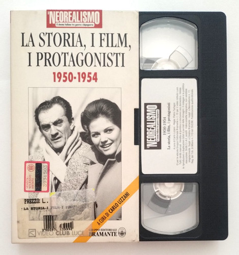 Vhs neorealismo 1950 - vhs, la