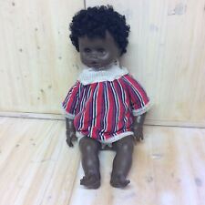 Bambola nera MINIFON anni 60 made in Italy h 40 circa