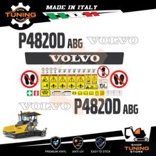 Kit Adesivi Mezzi da Lavoro Volvo Vibrofinitrice P4820D ABG