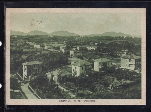 Cartolina carnago panorama - carnago,