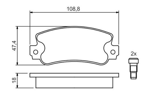 Pastiglie freno fiat uno panda - pastiglie,