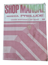 Honda Prelude Shop Manuale