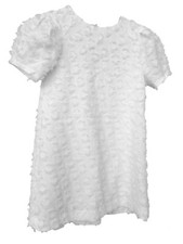 Zara vestitino bambina 9 anni bianco corto messo 1 volta 