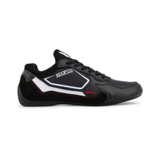 Scarpe da ginnastica SPARCO SP-F7 nere rosse in pelle sneakers guida motorsport