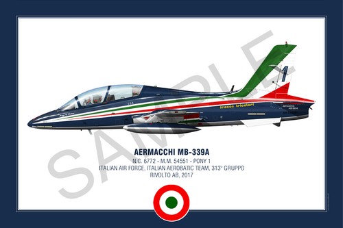 Aermacchi 339a squadron - aermacchi, mb-339a