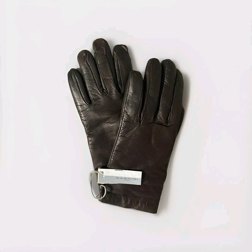 Nannini guanti nappa marrone - nannini,