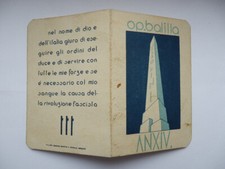 ONB OPERA BALILLA Trieste 1936