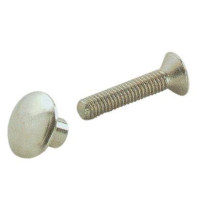 Vite sedia ottone nichelato - , +
