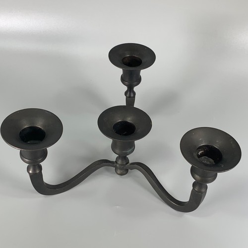 Vintage brass candelabra - brass,