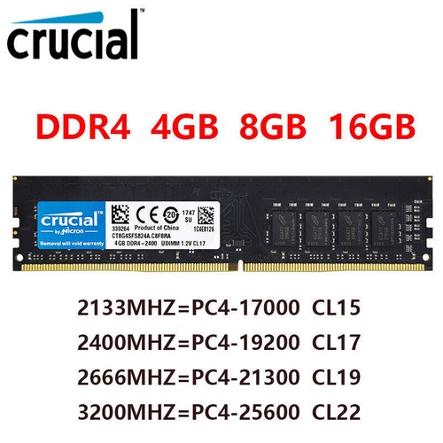 Crucial ddr4 4gb - ddr4, 16gb
