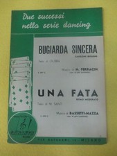 RARO SPARTITO SINGOLO BUGIARDA