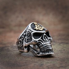 Anello uomo acciaio inox punk