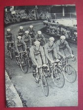 CARTOLINA CON SQUADRA DI CICLISMO S. PELLEGRINO 43° GIRO CICLISTICO D'ITALIA
