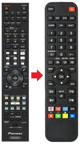 Telecomando adatto per pioneer - adatto,