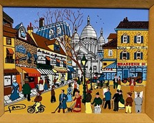 Quadro scena di strada