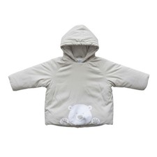 Piumino invernale per bambini Chicco con cappuccio beige 74