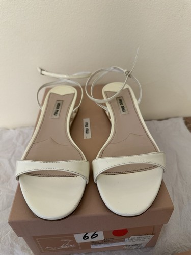 Sandali miu bianchi - miu,