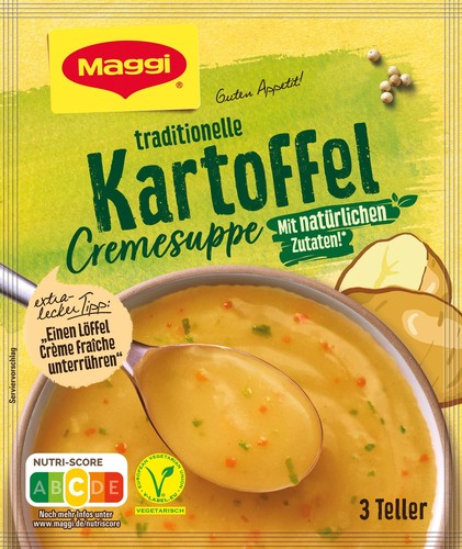 Zuppa crema patate maggi - zuppa, di