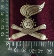 MEDAGLIA DISTINTIVO FREGIO 33° REGGIMENTO ARTIGLIERIA SEMOVENTE ANNI 70 RARITA'