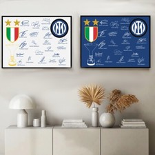 Inter Campione D'Italia 2024 Maglia Art idea regalo Stampa Poster idea Scudetto