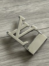 Cintura LV fibbia cromata -