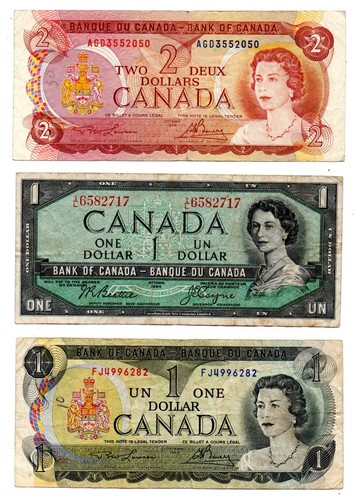 Canada lotto 3 banconote - -,
