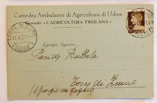 Cattedra ambulante agr - ambulante, di
