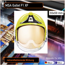 MSA Gallet F1 XF - Scritta