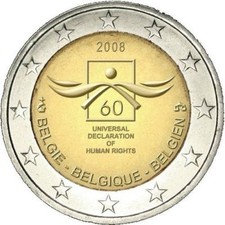 Euro commemorativa belgio - 2,
