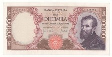 10000 LIRE MICHELANGELO DECR