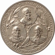 Medaglia  AG Papa Pio XI Anno XVI  qFDC  "Pontificia Accademia delle Scienze"