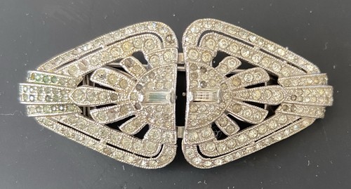 Spilla duetto coro art deco - spilla,