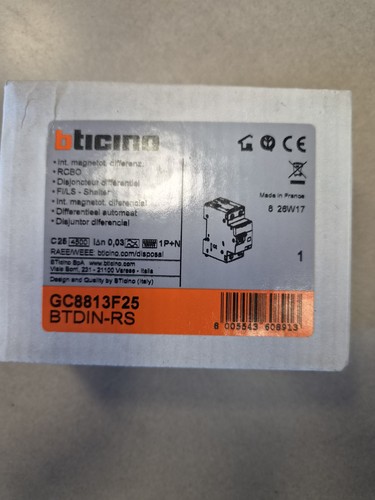 Bticino btdin gc8813f25 - btdin, 230v