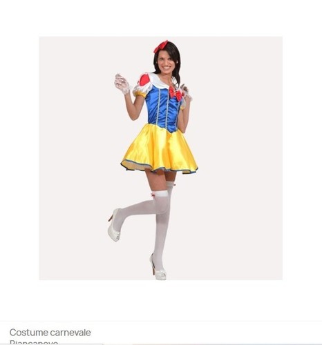 Vestito biancaneve adulto - vestito,