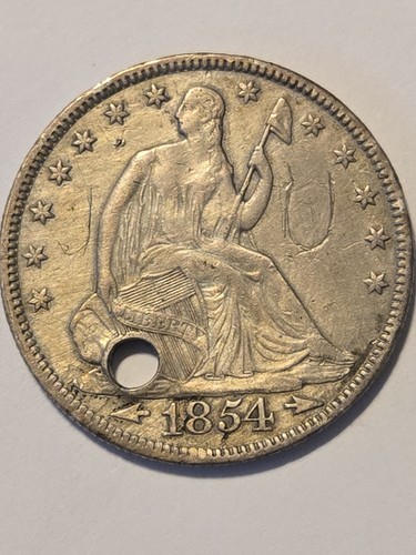 Mezzo dollaro liberty 1854 - dollaro,