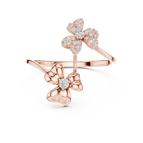 Anello con diamanti - , taglio