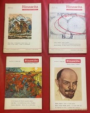 RINASCITA Lotto di 4 Riviste Storia Politica (1959/1960) Palmiro Togliatti