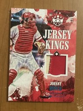 Maglia Panini 2018 King Johnny Bench 1/3 Swatch Card #JK-JO