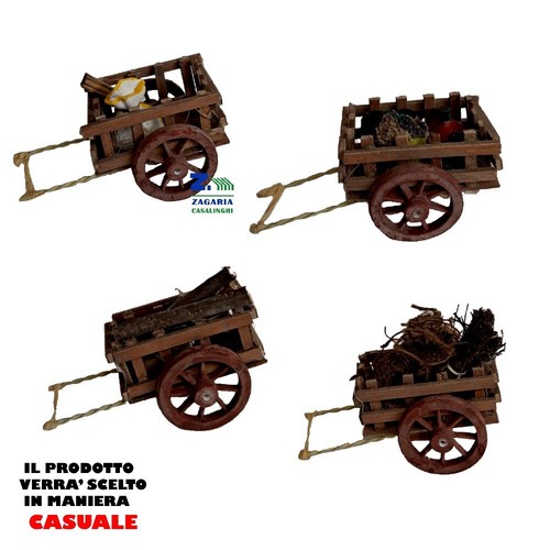 Carretti assortiti legno - carretti,