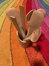 Mestoli In Legno Con Inserto Rosa Crofton