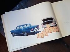 Brochure MERCEDES BENZ 190 Codine 190D 220 W110 1961 tedesco originale 