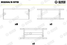 Crankshaft Bearing GLYCO