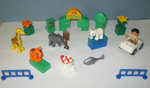 Lego duplo blocks zoo - blocks, animals