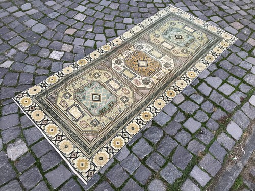 Tappeto vintage turco fatto - , a