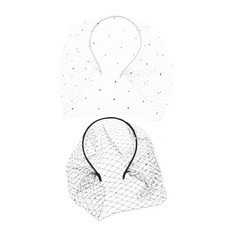  2 pezzi di velo a rete