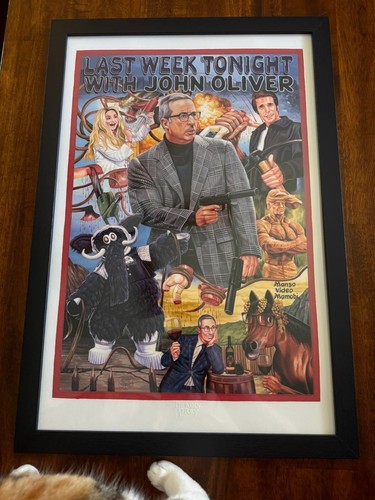 Poster ristampa john oliver - ristampa,