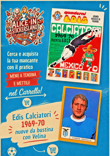 Edis calciatori 1969 nuove - edis, 1969/70